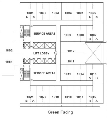 Floor Plan of Commercial tower b in WTC GIFT City, Gujarat